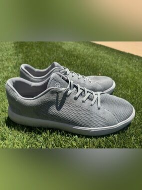 Peter Millar Drift V2 Lace Up Sneakers Gale Grey Size 12.5